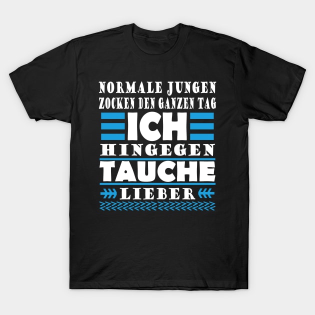 Tauchen Meer Männertag Schnorcheln Urlaub Strand T-Shirt by FindYourFavouriteDesign